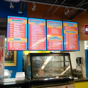 Simple, easy to understand menu.