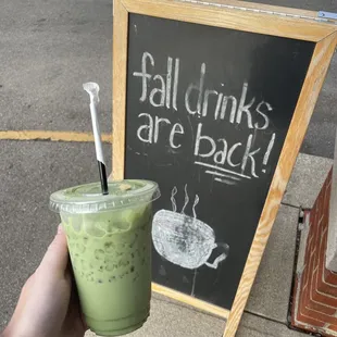 Iced Matcha Latte
