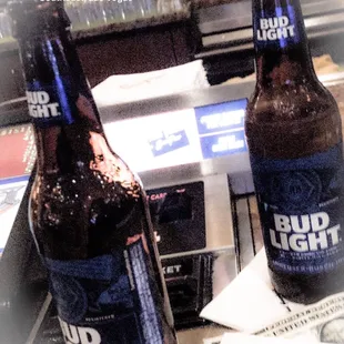 Cheers with Bud Light to Sister visiting!