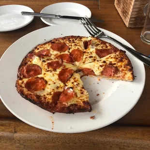 &quot;Double&quot; pepperoni pizza
