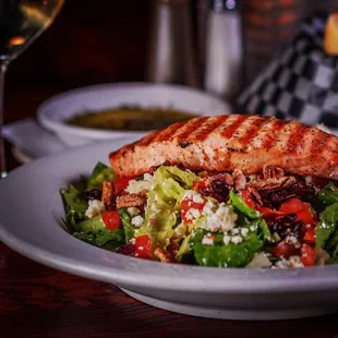The famous Salmon Salad ~ a healthy indulgence.