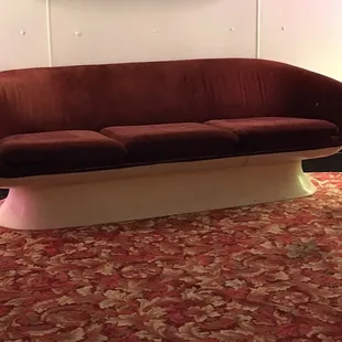 Couch in side lobby