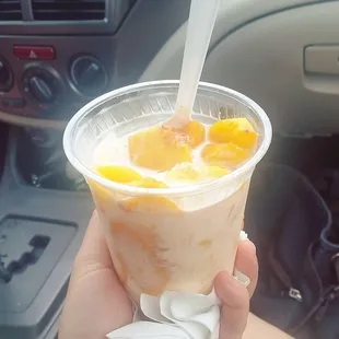 Peach flurry
