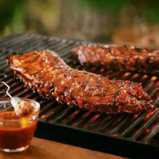 ribs on the grill