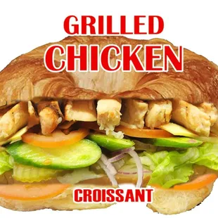 a croissant sandwich