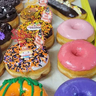 a variety of doughnuts