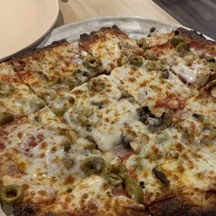pizza, food