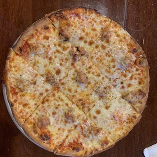 Sausage Pizzas