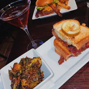 Burnt end grilled cheese