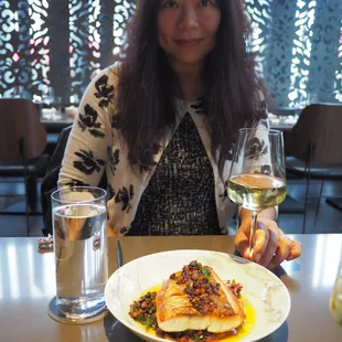 Gruner Veltliner and Redfish