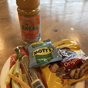 Very nice snacks that were provided.