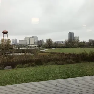 Beautiful view of the downtown skyline