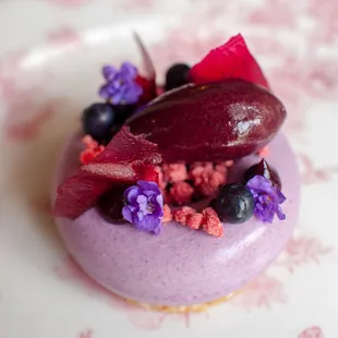 Blueberry Bavarois