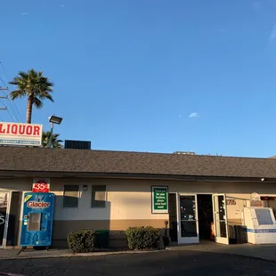 Granville Liquor. Out front.