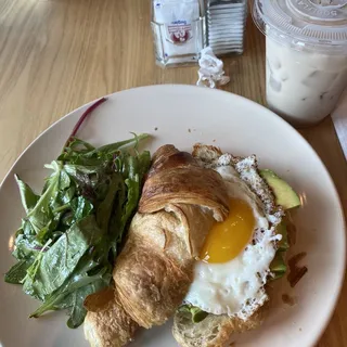 Avocado Croissant Sandwich