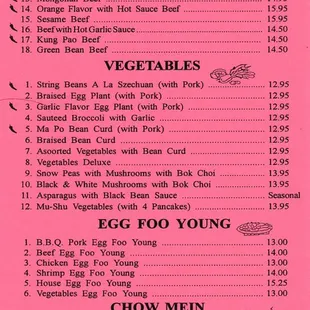 To Go Menu, as of 03/27/2022. (5 of 6)