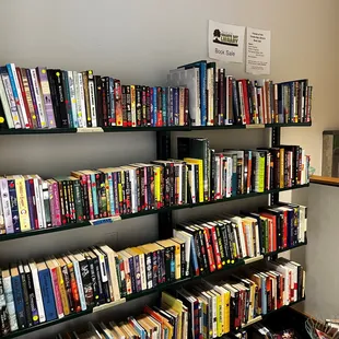 Friends of the Library on going book sale