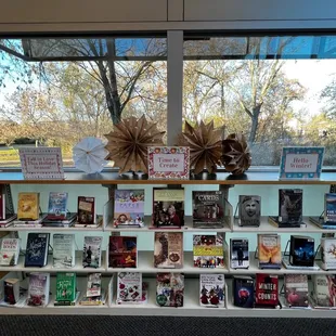 Creative book display area