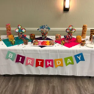 Fun spread for dessert