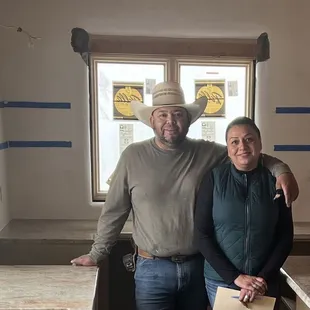 Owners Adriana and her husband