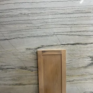 Color test of cabinet to slab