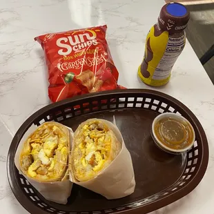 The 50. Western Burrito -- so very delicious and probably the most well priced breakfast burrito I've ever purchased