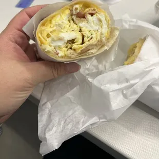 8. Breakfast Burrito - Bacon