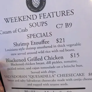 Specials!