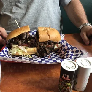 Belly buster. Holy cow! Huge! Absolutely delicious.