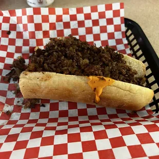 Half steak cheese