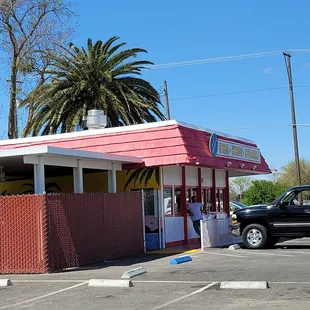 Outside shot