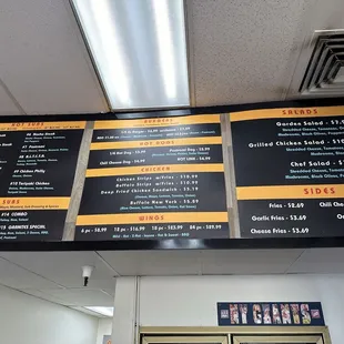Menu as of 9/5/24