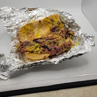 Pastrami sandwich