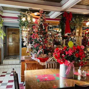 a decorated christmas tree