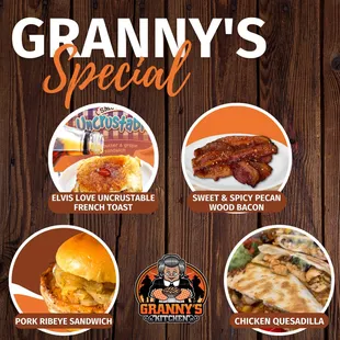 Granny's special from April - June!