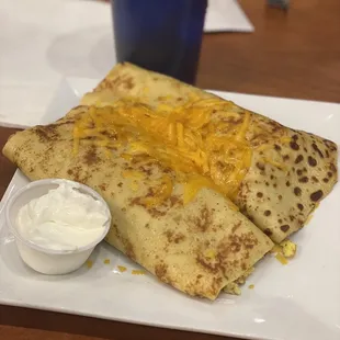 Sausage Breakfast Crepes