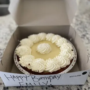 Key lime pie