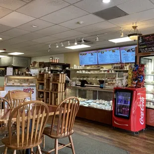 the inside of the store