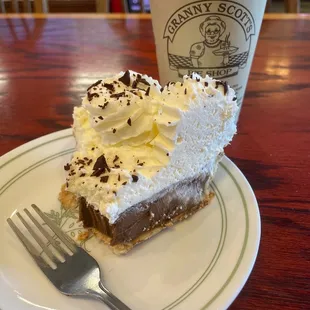 Chocolate cream pie.