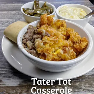 Meat and 2 - Tater Tot Casserole