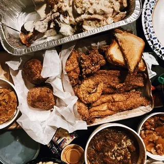 2pc Fish, 2pc Shrimp & 4pc Wings Combo