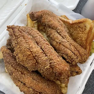 3 pieces catfish