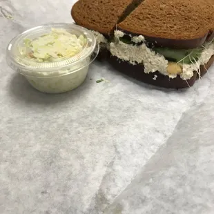 Chicken Salad Cashew Sandwhich