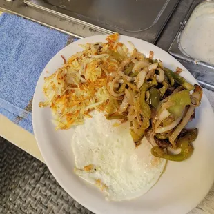 Granny's Italian Sausage and Eggs.