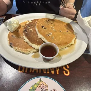 Chocolate chip pancakes