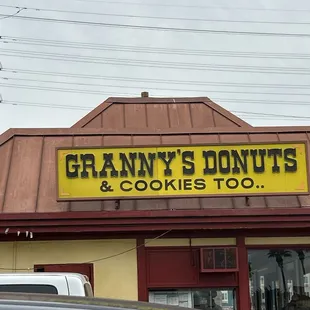 the front of the store