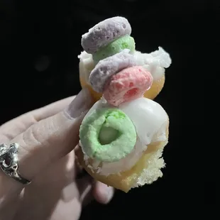 Mochi donuts are amazing! $2.75 I believe and you can get just one unlike other places