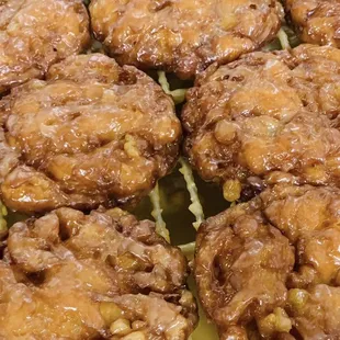 Apple fritter fresh made.