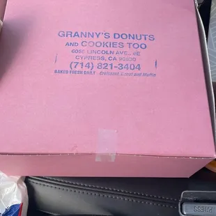 a box of donuts