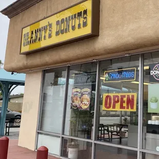 the front of the store